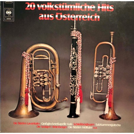 Various – 20 Volkstümliche Hits Aus Österreich|1976      CBS – S 53716