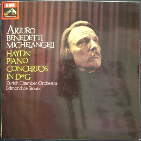 Haydn- Piano Concertos In D & G- Benedetti Michelangeli |1975 	HMV– ASD 3128