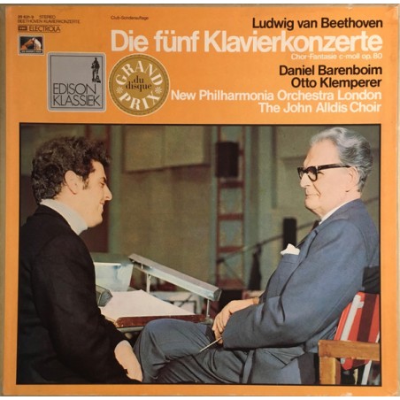 Beethoven– Die Fünf Klavierkonzerte-Barenboim-Klemperer  |EMI Electrola – 29 631-9-4-LP-Box Set