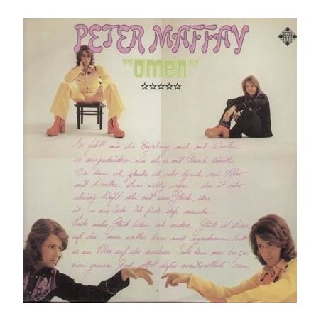 Maffay ‎Peter – Omen|1973   Telefunken ‎– TS 3195/1-2