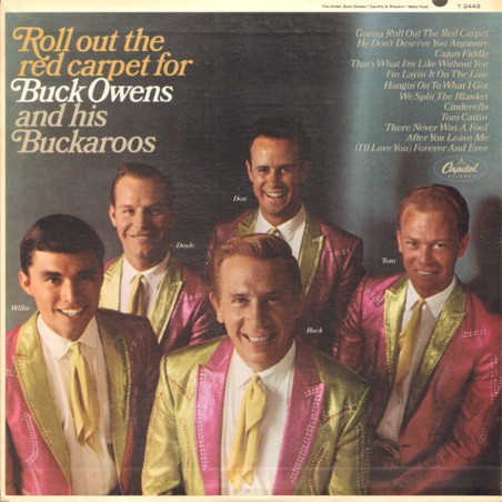 Buck Owens And His Buckaroos – Roll Out The Red Carpet |1966     	Capitol Records – T 2443