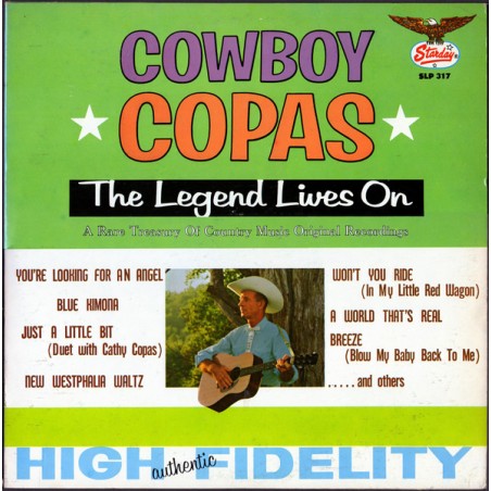 Cowboy Copas – The Legend Lives On|1965     Starday Records – SLP 317