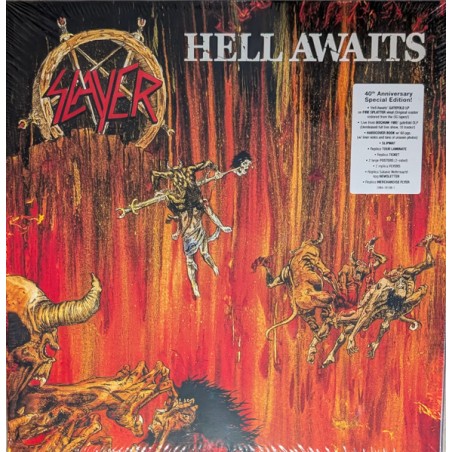 Slayer – Hell Awaits |1985/2026	Metal Blade Records – 3984-16198-1 -Fire Splatter-Box Set-40th Anniversary Edition