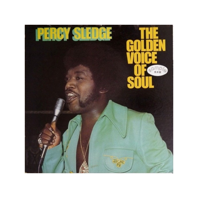 Sledge ‎Percy – The Golden Voice Of Soul|1974   Atlantic ‎– P-6152A-Japan Press incl. OBI !!!