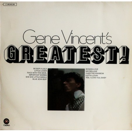 Gene Vincent – Greatest! |1969       Capitol Records – 1C 052-80 230
