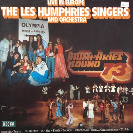 The Les Humphries Singers and Orchestra  – Live In Europe |1973      Decca – SLK 17 022-P