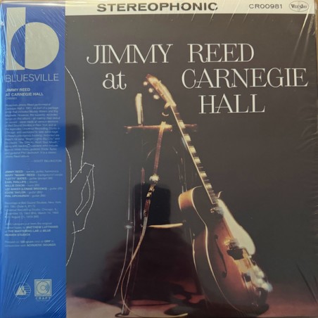Jimmy Reed – At Carnegie Hall |196172026      Craft Recordings – CR00981 -Bluesville Acoustic Sounds Series