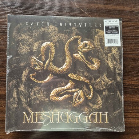 Meshuggah – Catch Thirtythree |2005/2025  	  Reigning Phoenix Music – 1.0111.101.04-Gold & White Marble Vinyl