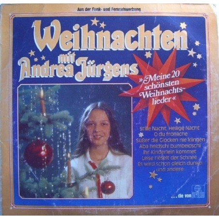 Jürgens ‎Andrea – Weihnachten Mit Andrea Jürgens|1979    Ariola ‎– 200 770
