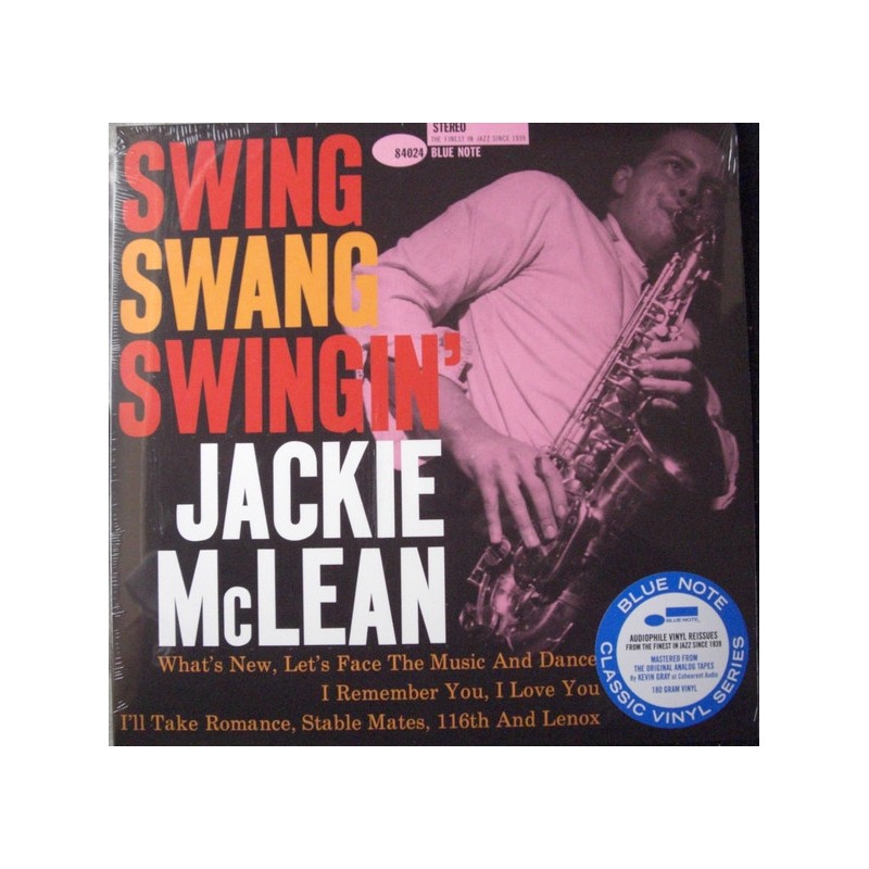 Jackie McLean – Swing, Swang, Swingin' |1960/2026      UMe – 00602478204692-Classic Vinyl Series