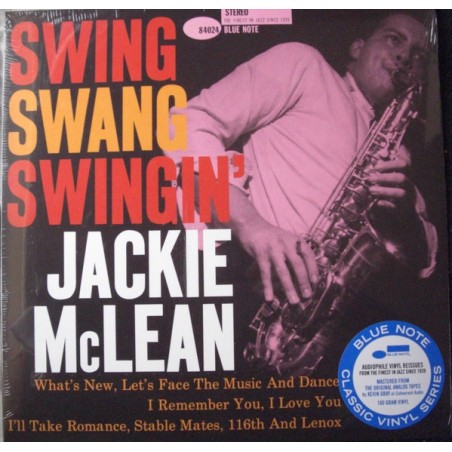 Jackie McLean – Swing, Swang, Swingin' |1960/2026      UMe – 00602478204692-Classic Vinyl Series