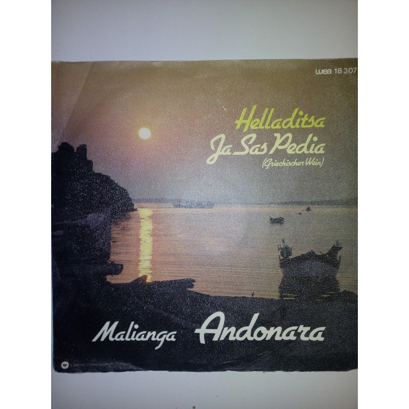 Malianga Andonara ‎– Helladitsa| WEA 18307 -Single