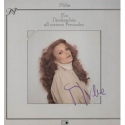 Milva ‎– Ein Dankeschön All Meinen Freunden|1981   Metronome, Bertelsmann Club	91 402 8