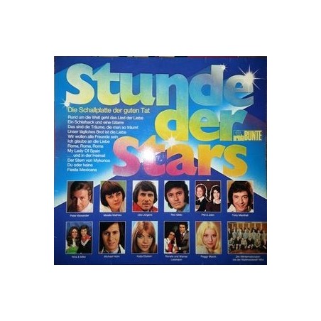 Various ‎– Stunde Der Stars (Die Schallplatte Der Guten Tat)|-Ariola ‎– 87 333 XAT