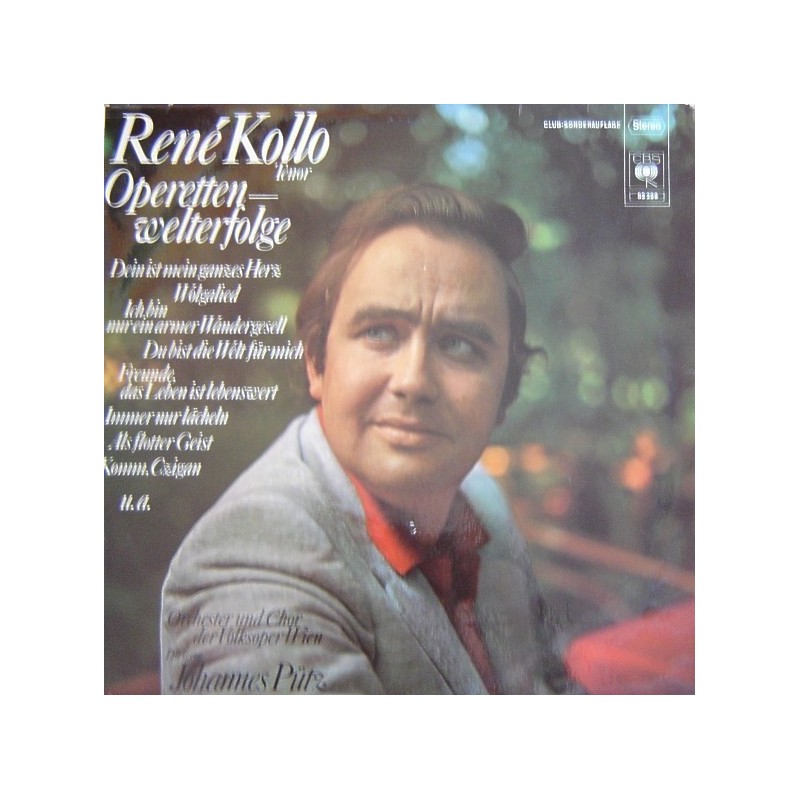 Kollo René -Operettenwelterfolge    CBS S 64209