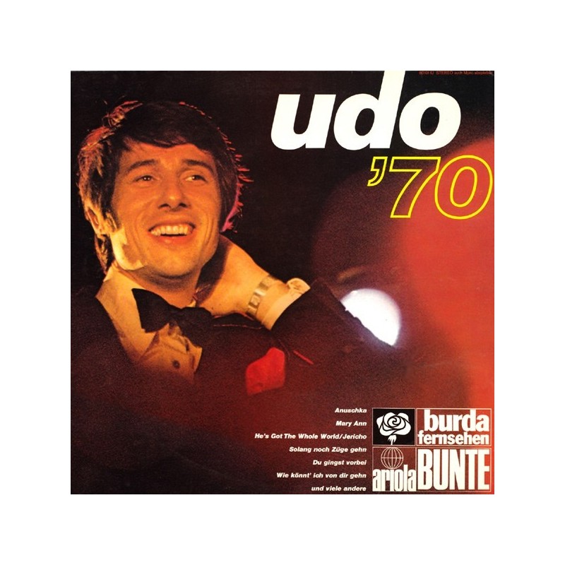 Jürgens ‎Udo – Udo &821770|1970  Ariola ‎– 80101 IU