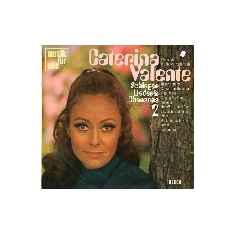 Valente Caterina - Schlager, Lieder & Chansons 2|1969     Decca ND 557