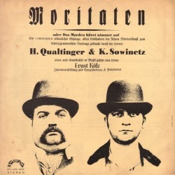 Qualtinger H.  & K. Sowinetz  / Ernst Kölz ‎– Moritaten Oder Das Morden Höret Nimmer Auf|1964   Unikum ‎– ST-UN 305