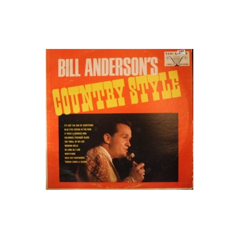 Anderson Bill  ‎–  Country Style|1968   Vocalion – VL 73835