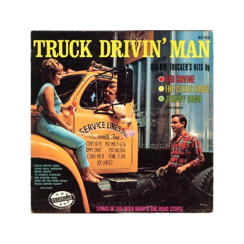 Various ‎– Truck Drivin' Man|1966    Nashville ‎– NLP-2034