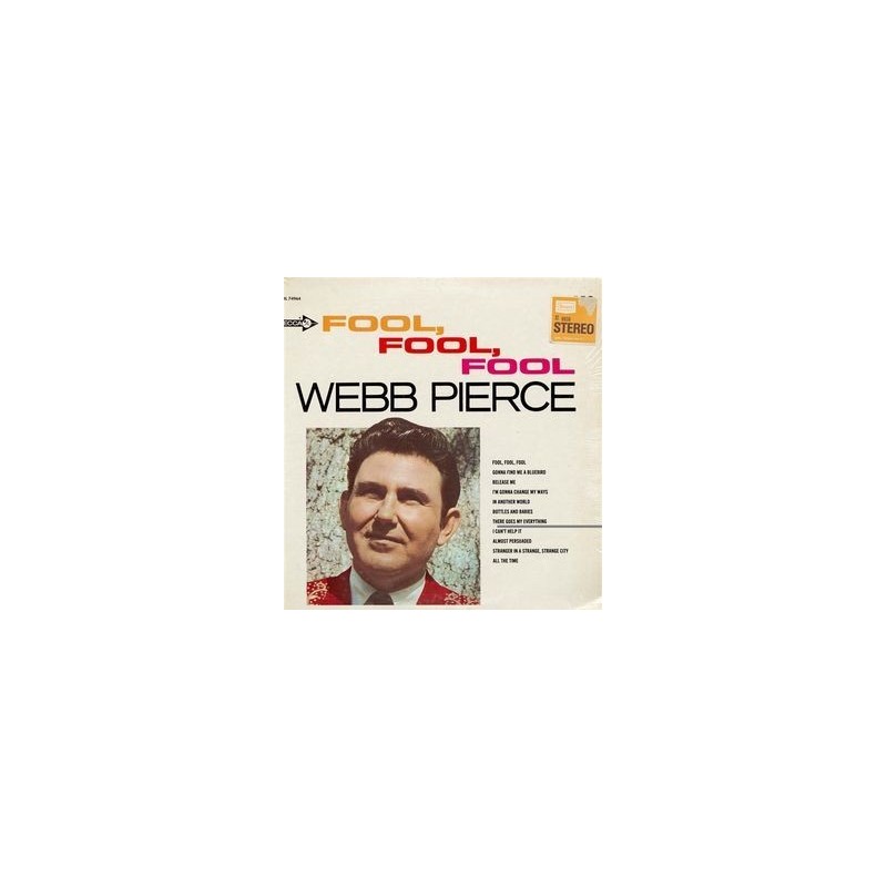 Pierce ‎Webb – Fool, Fool, Fool|1968   Decca ‎– DL 74964