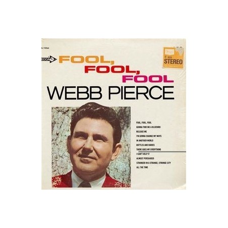 Pierce ‎Webb – Fool, Fool, Fool|1968   Decca ‎– DL 74964