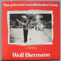 Biermann Wolf ‎– Das Geht Sein&8216 Sozialistischen Gang|1977    CBS 88 224  2LP