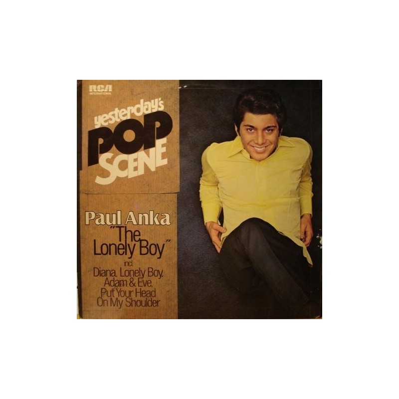 Anka  Paul ‎– The Lonely Boy|1972  	INTS-1397