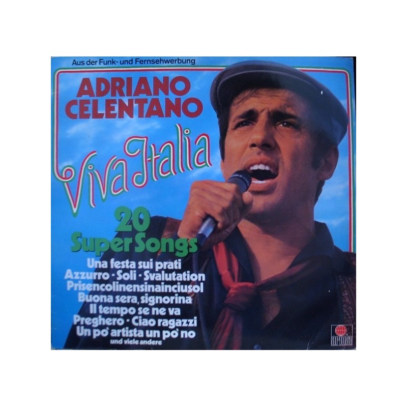 Celentano Adriano ‎– Viva Italia|1980    Ariola	31 207 4