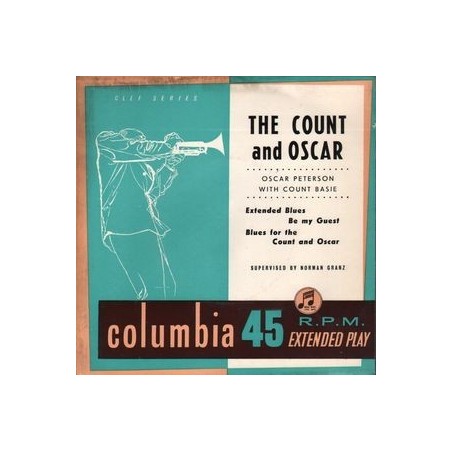 Peterson Oscar with Count Basie ‎– The Count And Oscar|Columbia ‎– SEB 10060-Vinyl, 7", 45 RPM, EP 
