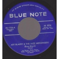 Blakey Art & The Jazz Messengers ‎– Blues March |1958    Blue Note ‎– 45-1736-7" Single