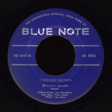 Brown ‎Clifford – Brownie Speaks|1956   Blue Note ‎– 45-1647- Single