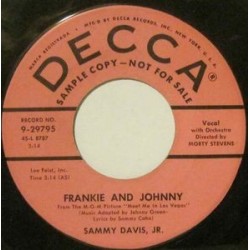 Davis Sammy Jr. ‎– Frankie And Johnny / Circus|1956   Decca ‎– 9-29795-Single, Promo 
