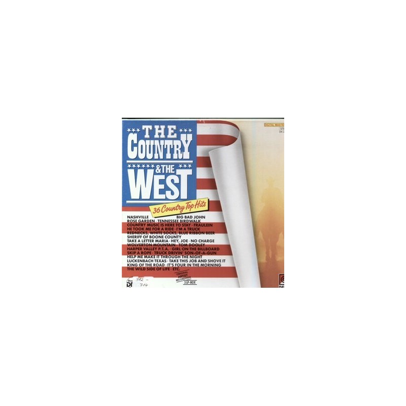 Various-The Country & The  West-36 Country Top Hits |DK 29049-3 LP-Box