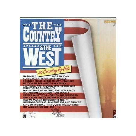Various-The Country & The  West-36 Country Top Hits |DK 29049-3 LP-Box