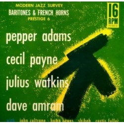 Various-Modern Jazz Survey: Baritones & French Horns|1959     Prestige  -6- 16RPM!!!