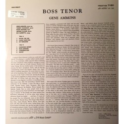 Ammons ‎Gene – Boss Tenor| Prestige 7180, Alto Edition ‎– AE / 002