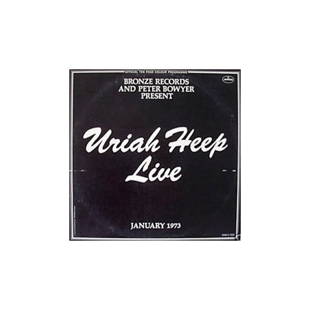 Uriah Heep ‎– Uriah Heep Live|1973      Bronze	28 773 XDT
