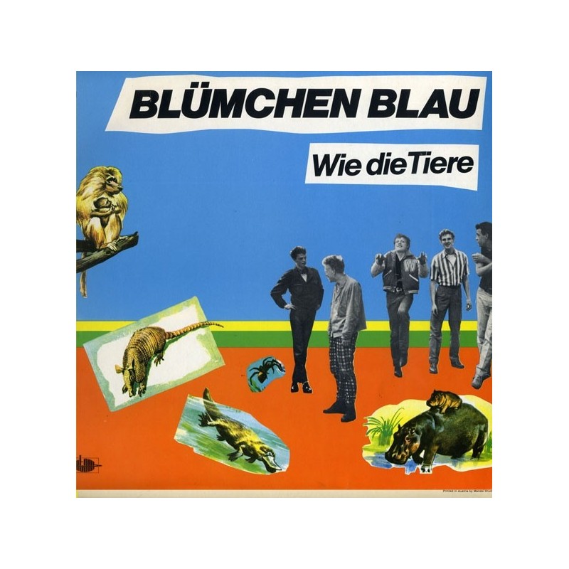 Blümchen Blau ‎– Wie Die Tiere|1982 Atom  500.051
