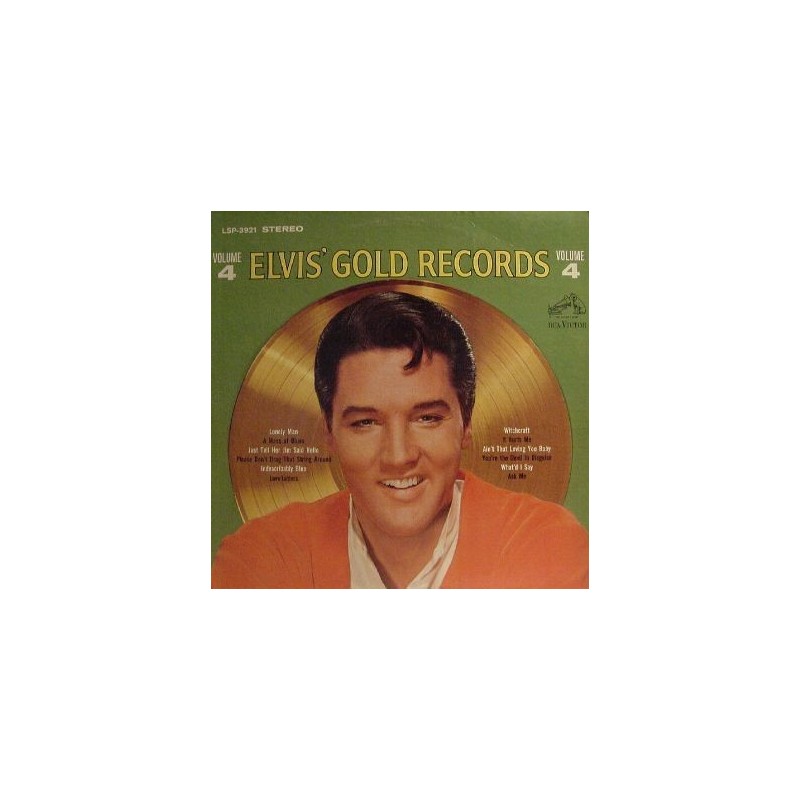 Presley Elvis ‎– Elvis' Gold Records - Volume 4|1968     	RCA Victor	LSP-3921 