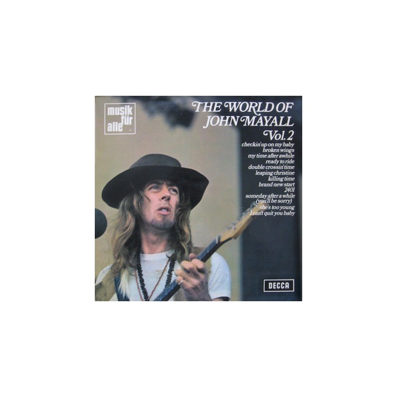 Mayall ‎John – The World Of  Vol.2|1970     Decca ‎– ND 645