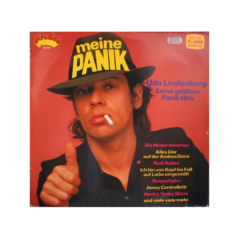 Lindenberg Udo ‎– Meine Panik – Seine Größten Panik Hit|1980    Arcade ‎– ADE G 115