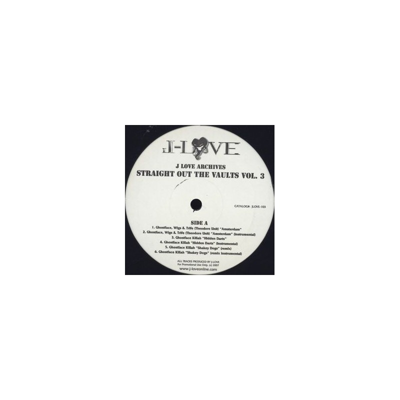 J-Love – J-Love Archives: Straight Out The Vaults Vol. 3|2006 JLOVE-103 J-Love – J-Love Archives: Straight Out The Vaults Vol. 3|2006 JLOVE-103