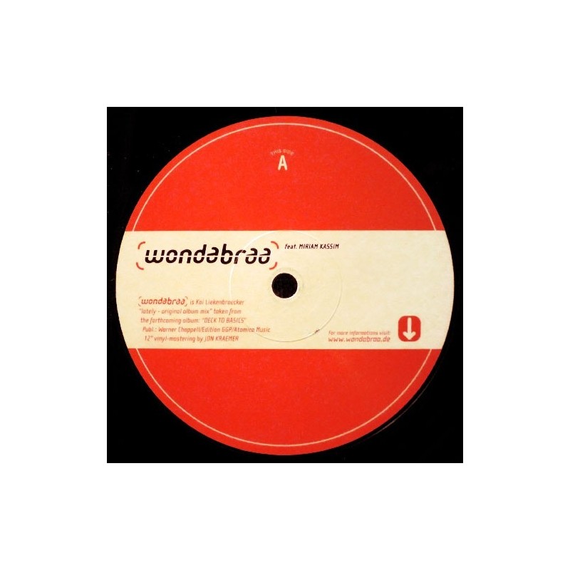 Wondabraa feat. Miriam Kassim ‎– Lately|2000  RTD 171.2704.0  Maxi Single