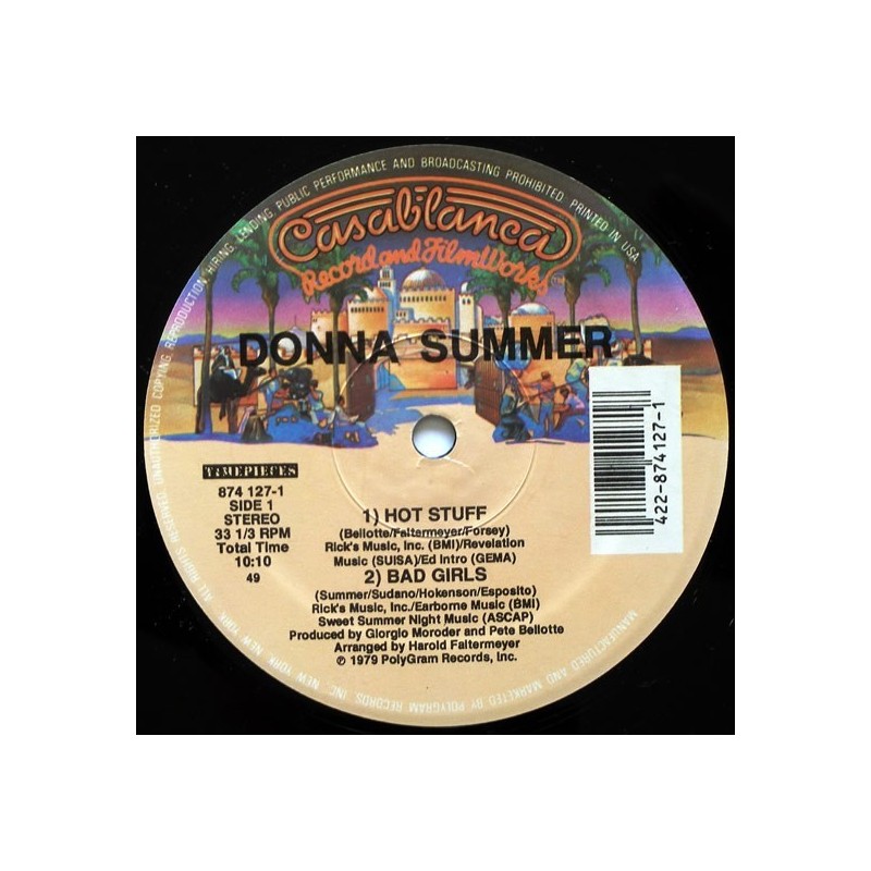 Summer Donna ‎– Hot Stuff / Bad Girls / I Feel Love|1989      Casablanca ‎– 874 127-1