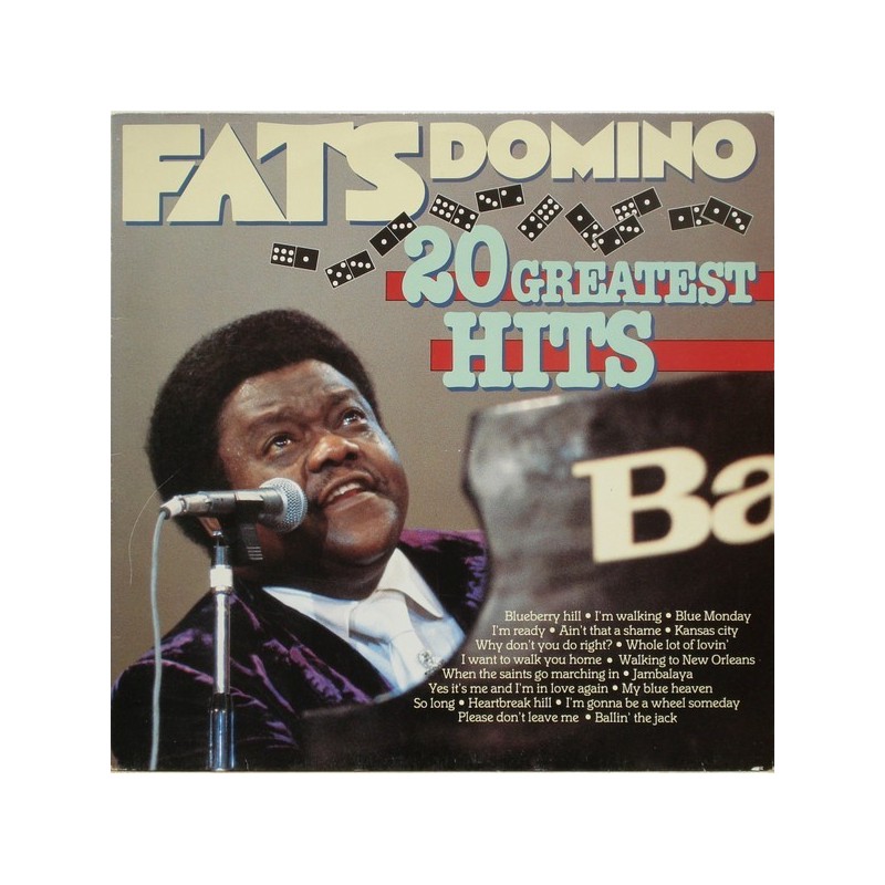 Domino Fats ‎– 20 Greatest Hits|1982      	Black Tulip	BT 555 004