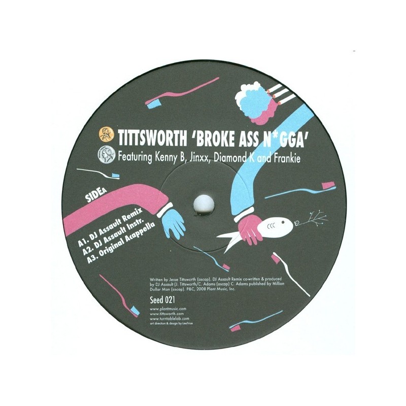 Tittsworth ‎– Broke Ass N*gga|2008  Seed 021 Maxi Single