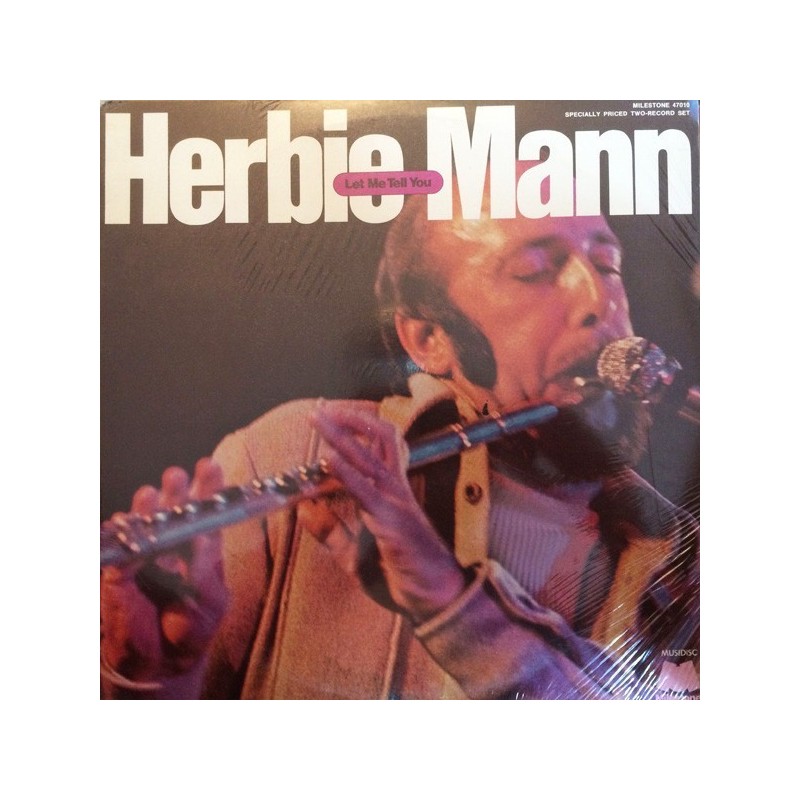 Mann ‎Herbie – Let Me Tell You|Milestone Records ‎– 47010