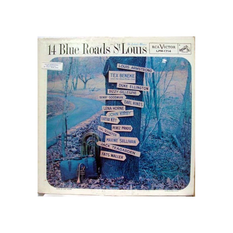 Various ‎– 14 Blue Roads To St. Louis|1958    RCA Victor ‎– LPM-1714