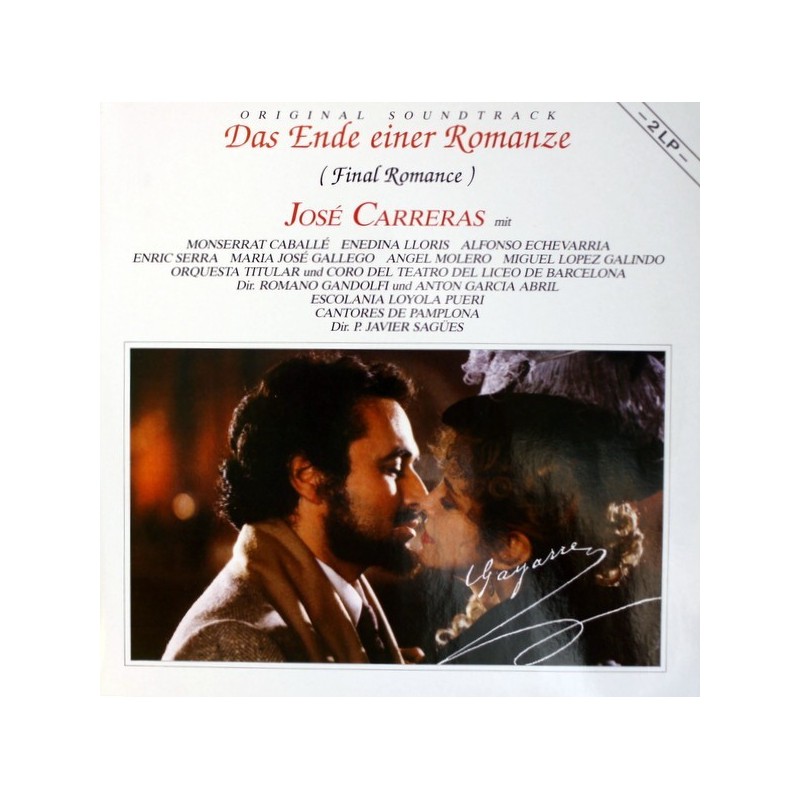 Original Soundtrack-José Carreras ‎– Das Ende Einer Romanze (Final Romance) |1988     Bellaphon ‎– 725-07-001